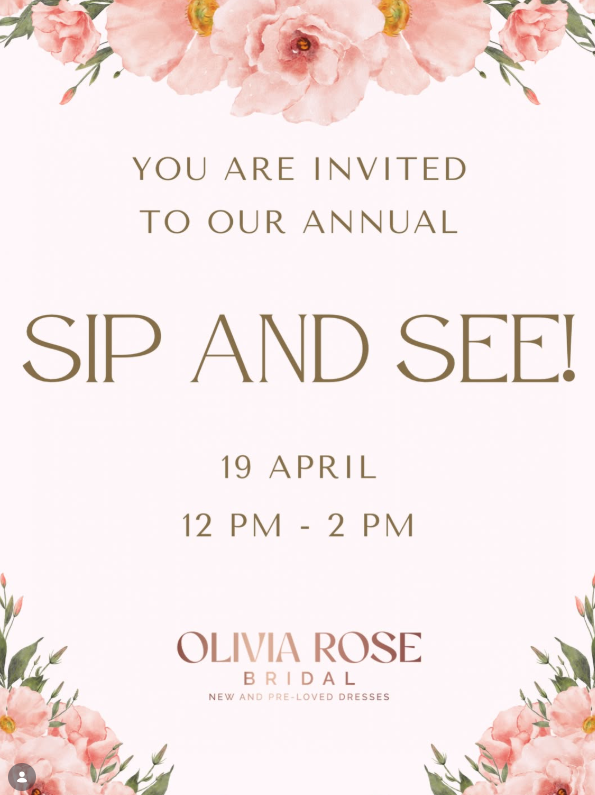 Sip & See 2026 – A Magical Bridal Experience at Olivia Rose Bridal
